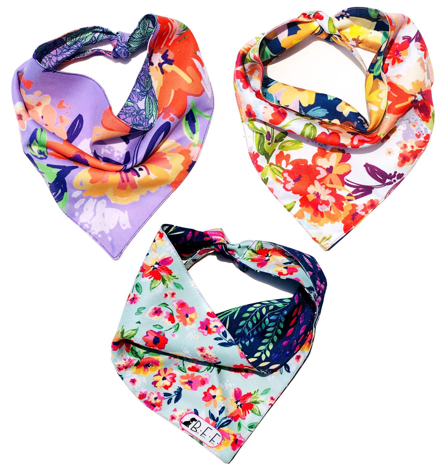 Foto 2 | Bandanas Para Perros Set De 3 Piezas Talla Grande - Acuarella