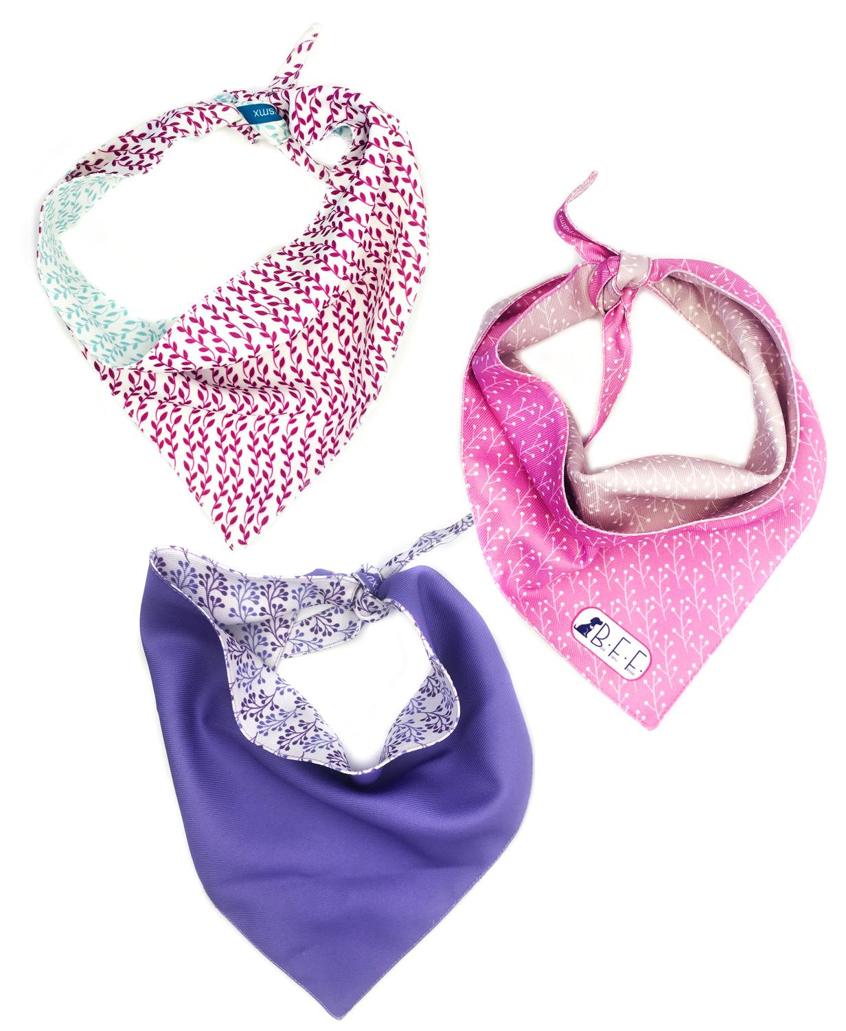 Foto 2 | Bandanas Para Perros Set De 3 Piezas Talla Grande - Floral