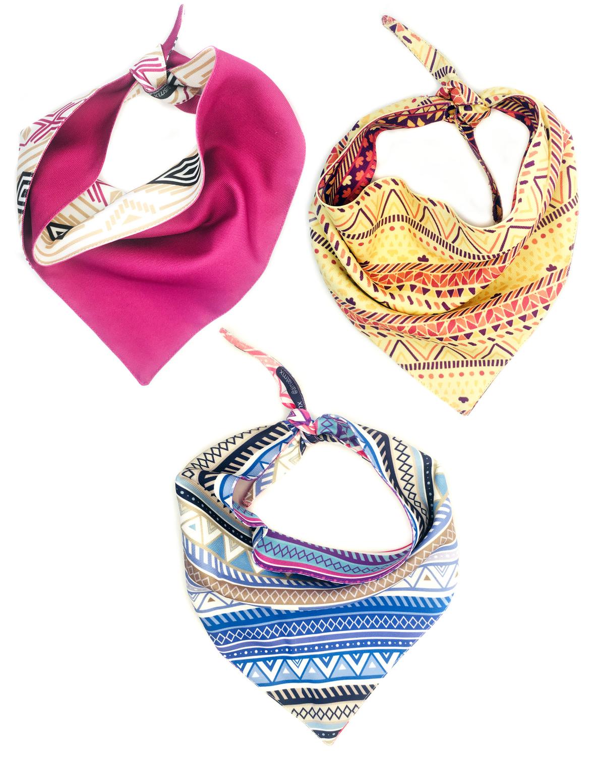 Foto 3 pulgar | Bandanas Para Perros Set De 3 Piezas Talla Mediana - Boho