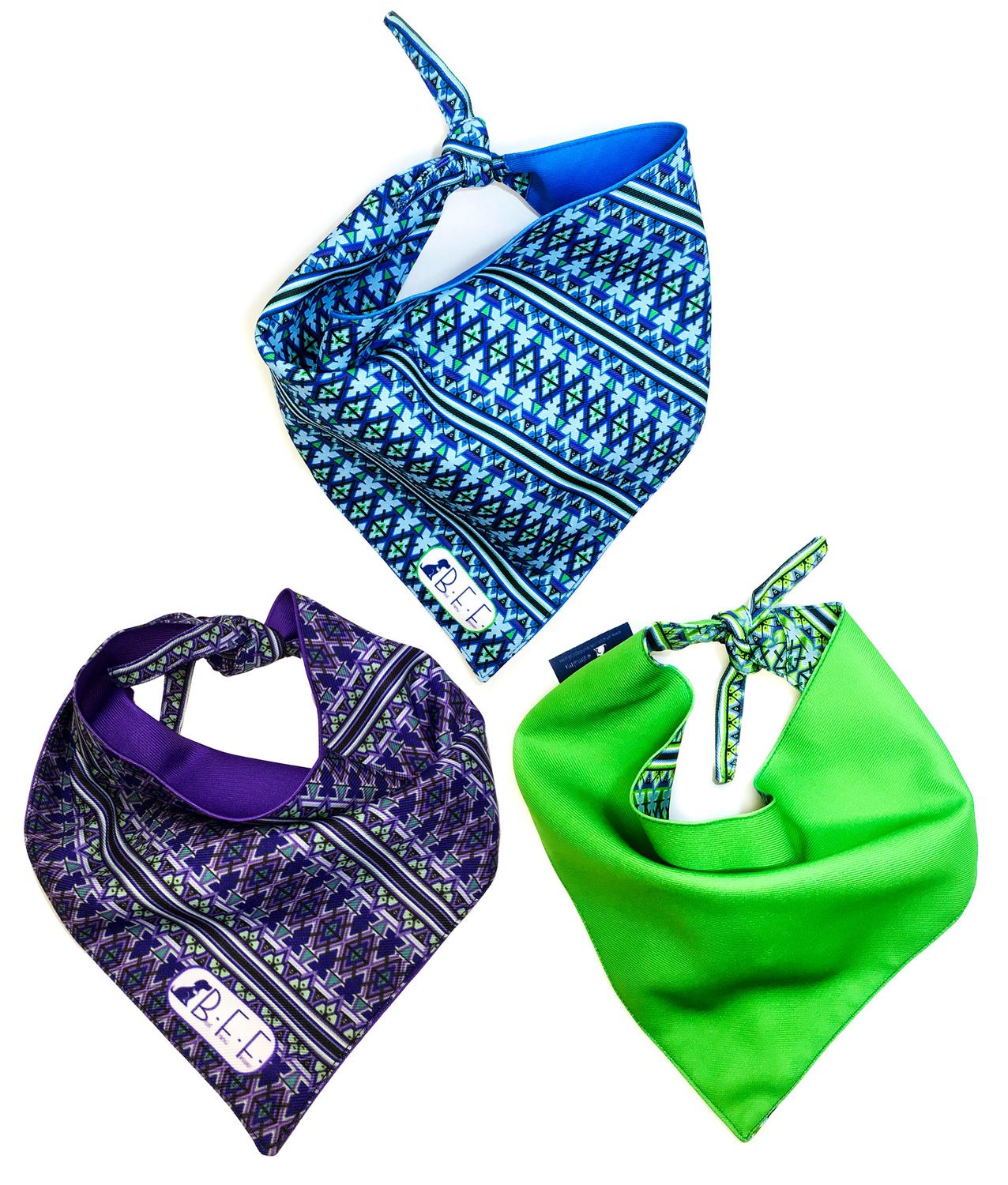 Foto 2 pulgar | Bandanas Para Perros Set De 3 Piezas Talla Grande - Grecas