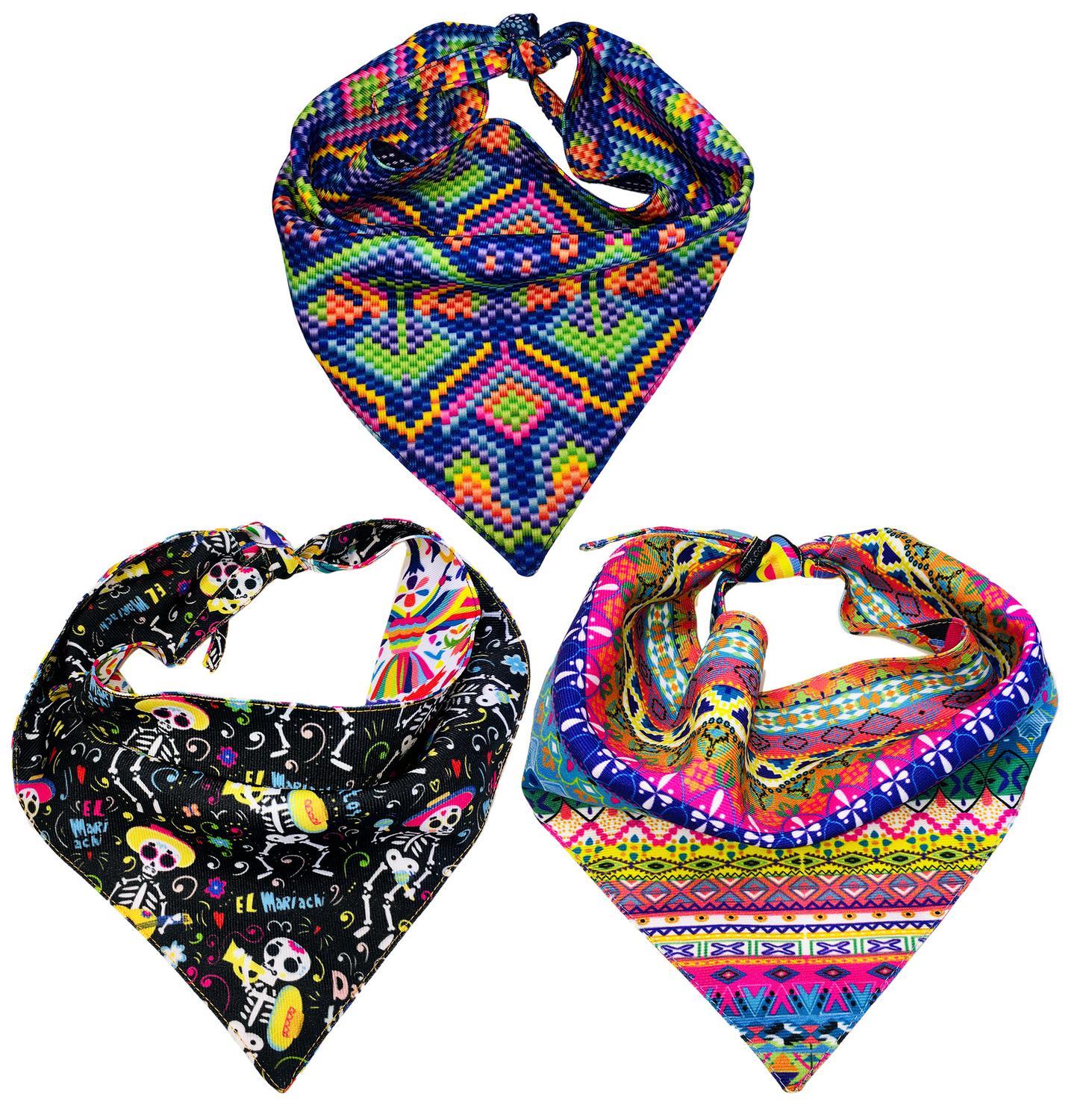 Foto 3 pulgar | Bandanas Para Perros Set De 3 Piezas Talla Grande - México