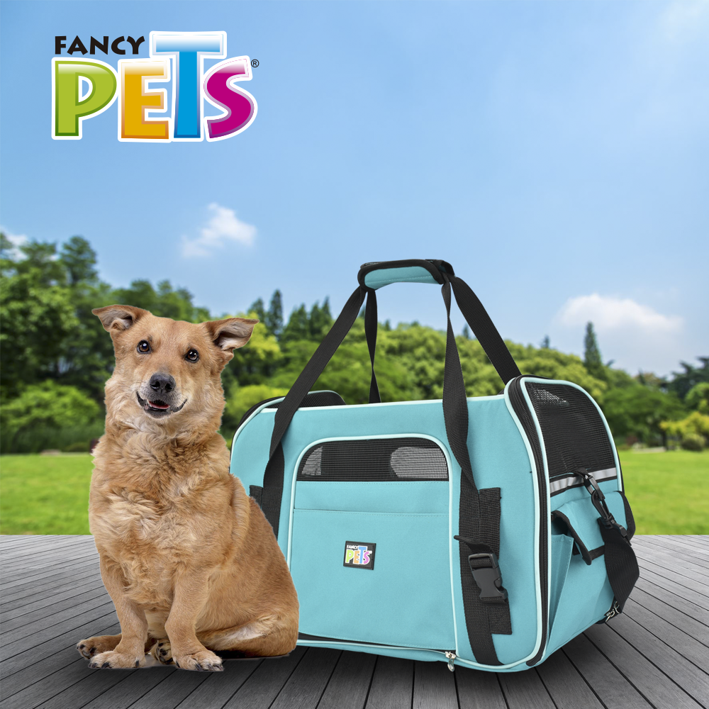 Foto 4 pulgar | Transportadora Fancy Pets Tour para Perro y/o Gato Tamaño Grande color Azul