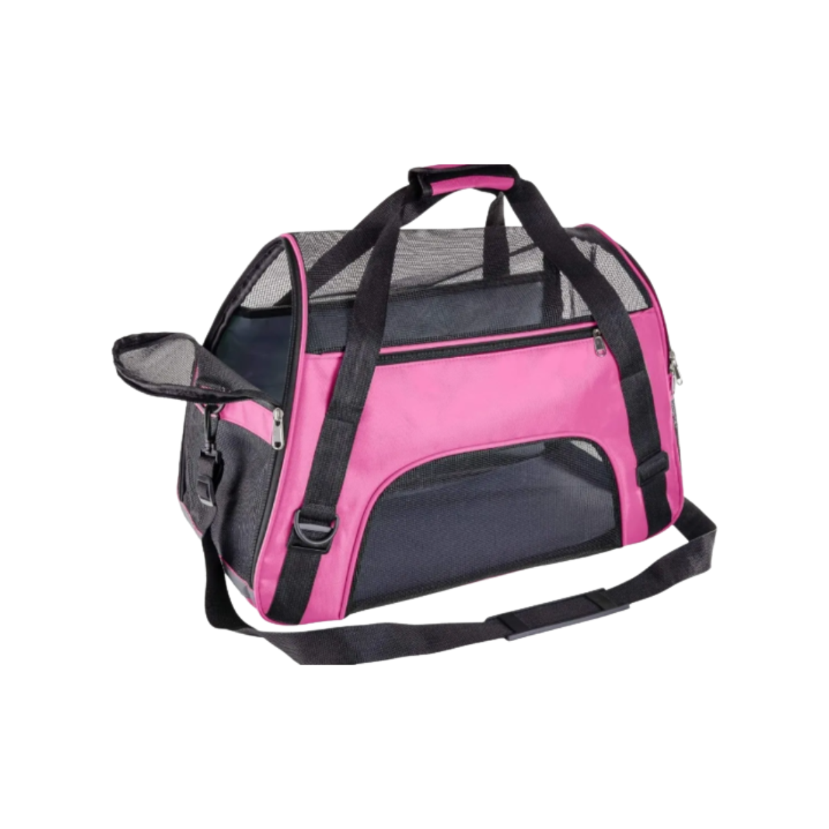 Foto 2 pulgar | Bolsa Plegable para Transporte de Mascota más Almohadilla Felpa Rosa