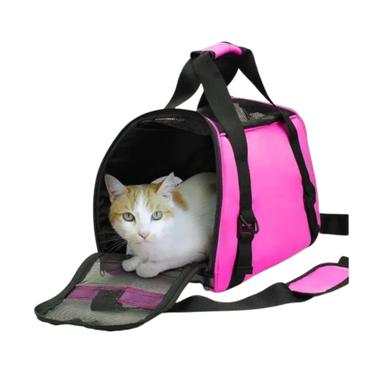 Foto 3 pulgar | Bolsa Plegable para Transporte de Mascota más Almohadilla Felpa Rosa