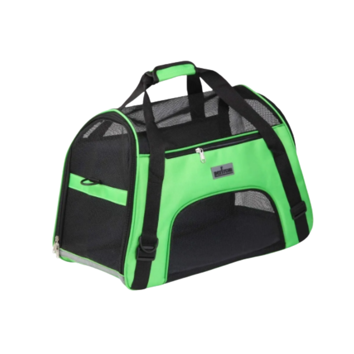 Bolsa Plegable para Transporte de Mascota más Almohadilla Felpa Verde