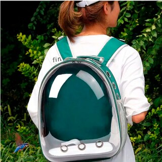 Foto 3 | Mochila Transportadora Portátil color Verde para Mascotas
