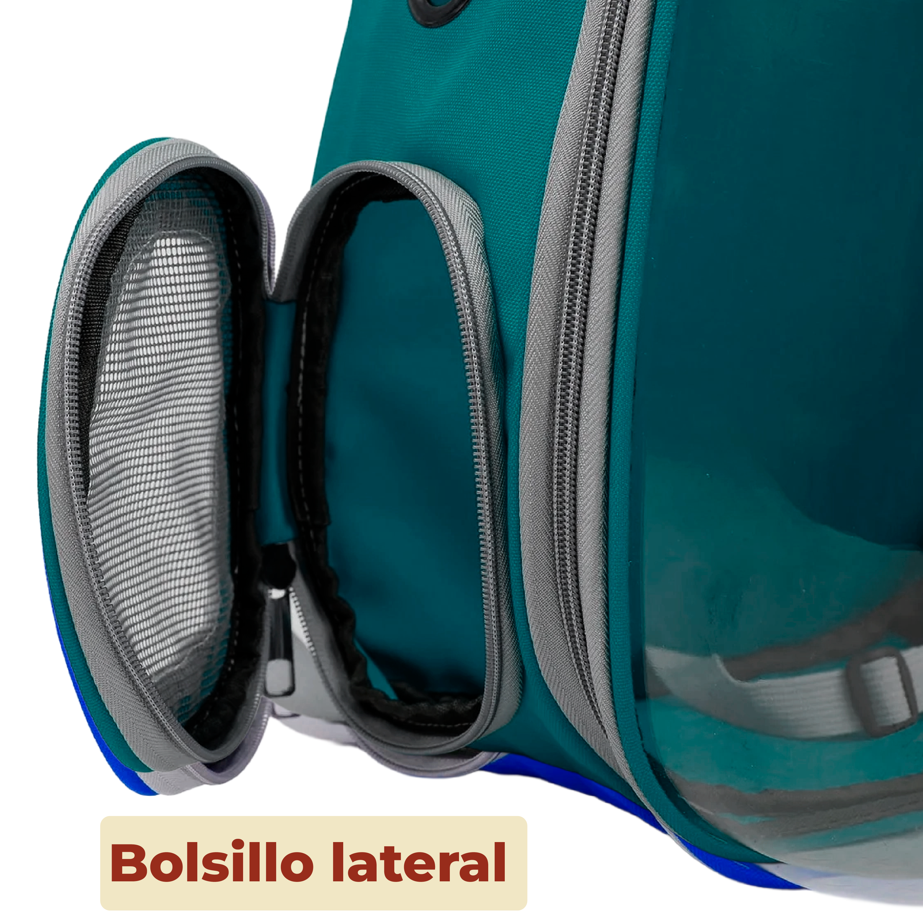 Foto 6 pulgar | Mochila Transportadora Portátil color Verde para Mascotas