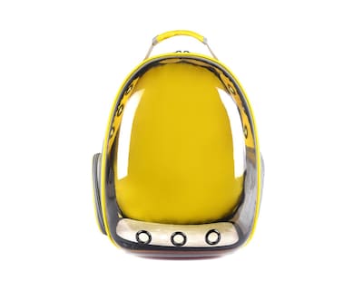 Foto 1 | Mochila Transportadora Portátil para Mascotas Amarilla