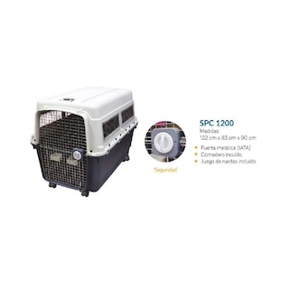 Foto 3 | Transportadora Mascota para Perro Jumbo Kennel 122x83x90cm Sunny Pets