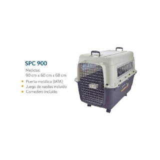 Foto 3 | Transportadora Mascota Perro Grande Kennel 90x60x68cm Sunny Pets