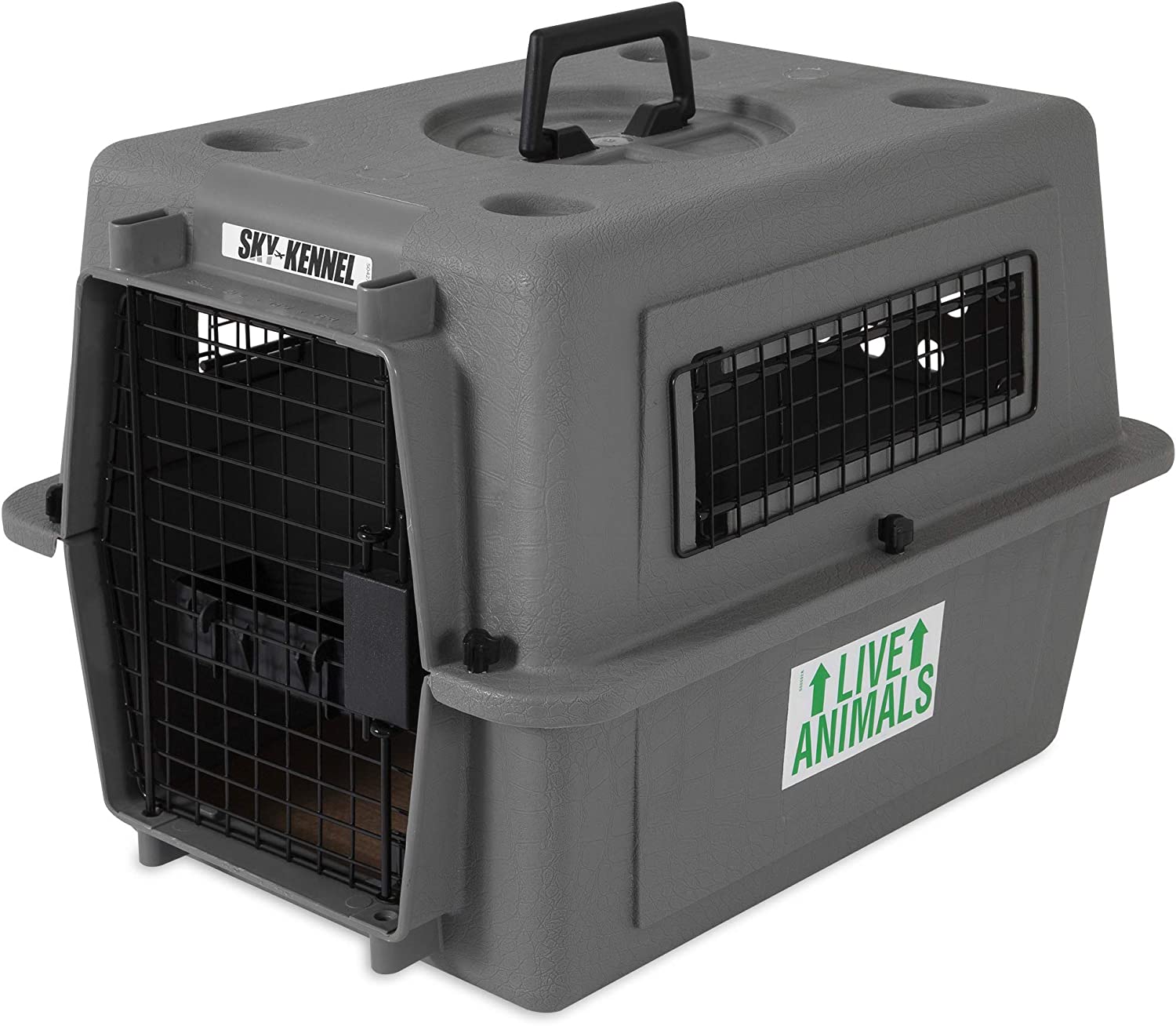 Transportadora Pet Mate 100 Gris 21" para Perros