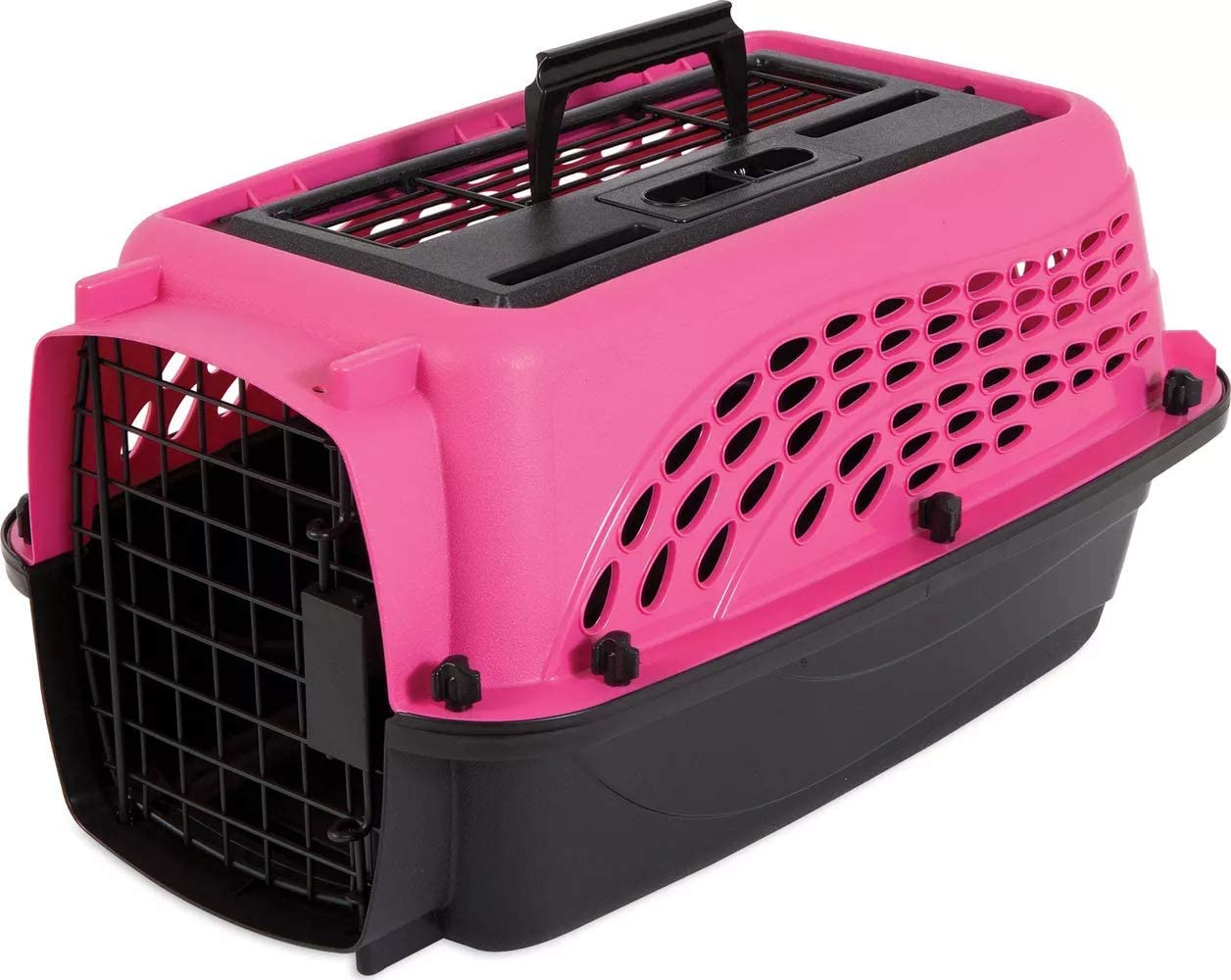 Transportadora Pet Mate 21227 Rosa 2 Puertas para Perros