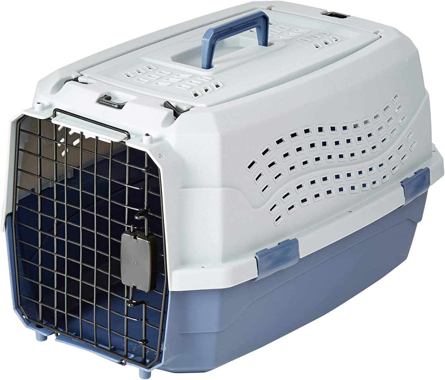 Transportadora de Viaje AmazonBasics 6009-M de 2 Puertas para Perros