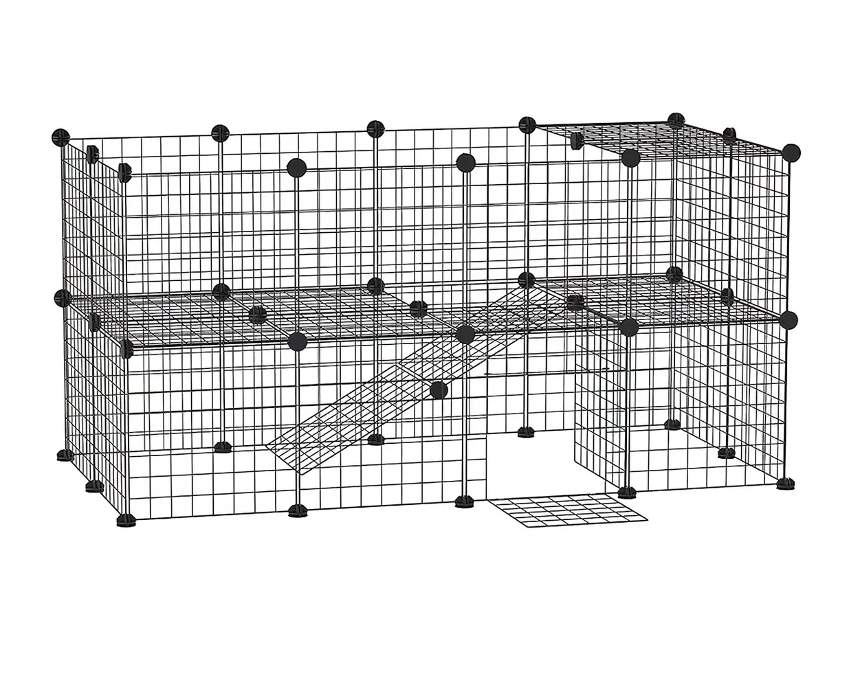 Foto 2 pulgar | Corral Desmontable para Mascotas Beluga Spielwaren GMBH color Negro con 36 Mallas Metálicas