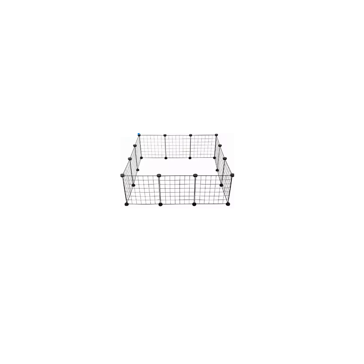 Corralito Plegable de Metal Eo Safe Imports para Mascotas 12 Piezas