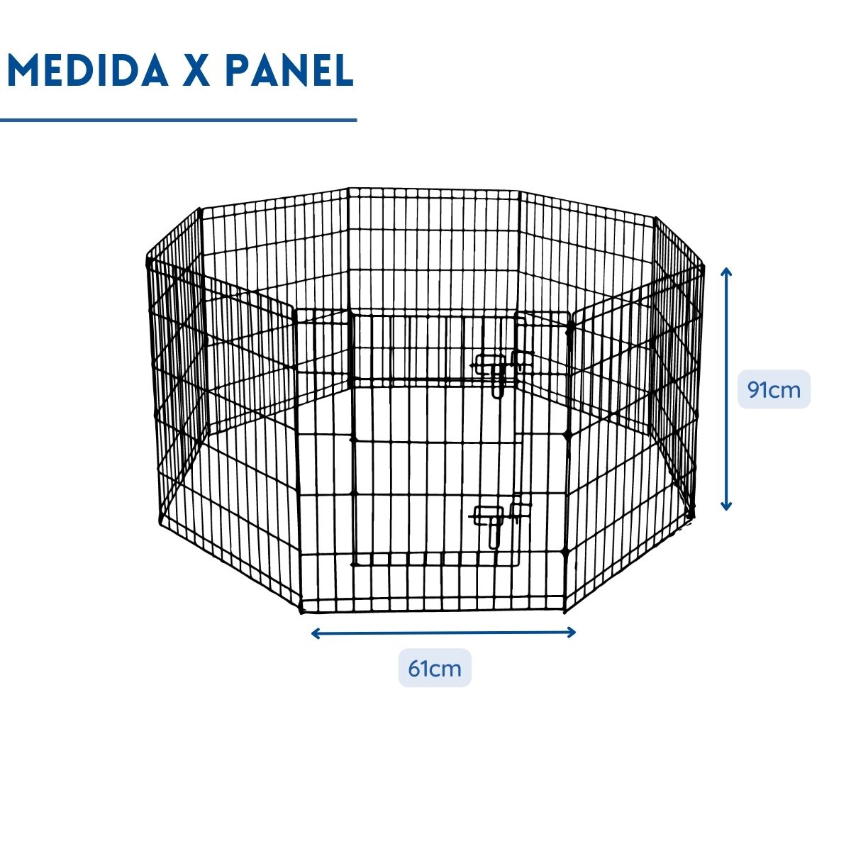 Foto 6 pulgar | Corral para Mascota Poli Pets PP-CM8P-MD Mediano de Acero