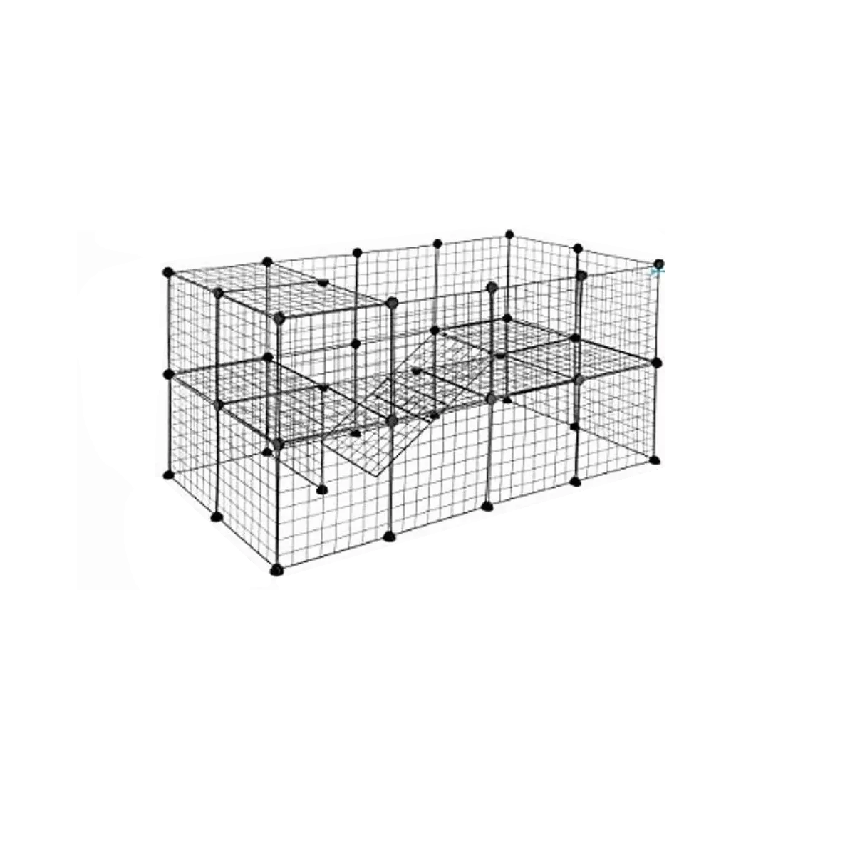 Foto 1 | Corralito Plegable de Metal para Mascotas Eo Safe Imports Esi-10874 Negro