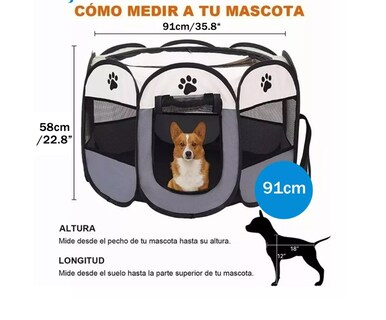 Foto 2 | Corral Plegable Para Mascotas