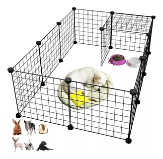 Foto 1 | Corral De Metal Casa Jaula Para Mascotas Para Perro Desmontable