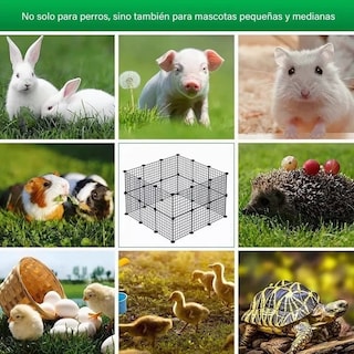 Foto 2 | Corral De Metal Casa Jaula Para Mascotas Para Perro Desmontable