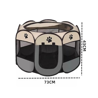 Foto 4 | Casa Corral Portátil Para Mascota Eo Safe Imports Esi-14503 Gris