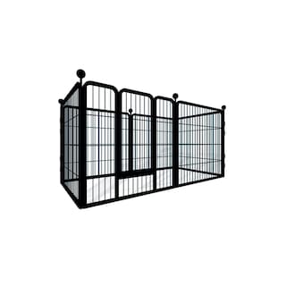 Foto 1 | Corral Para Perros Armable Varias Mascotas 6 Paneles Eo Safe Imports Esi-14504 Negro