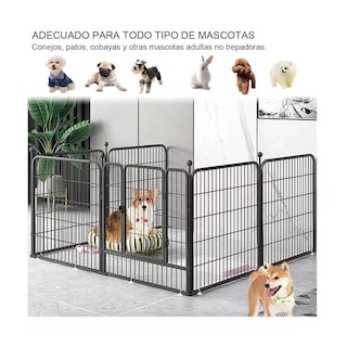 Foto 3 | Corral Para Perros Armable Varias Mascotas 6 Paneles Eo Safe Imports Esi-14504 Negro