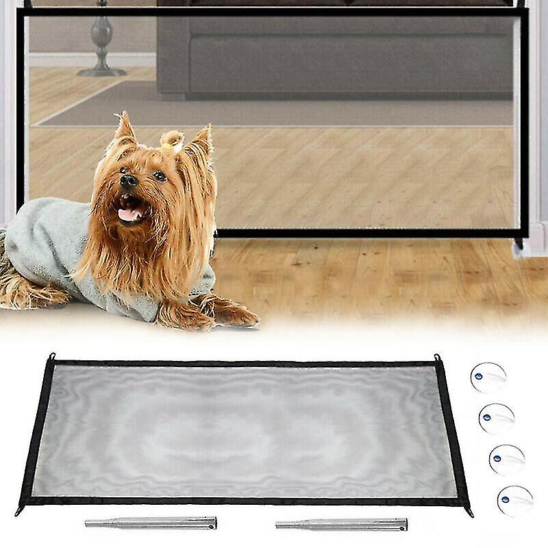 Foto 4 pulgar | Puerta Protectora De Seguridad Huoguo Para Casa De Perro, Plegable, 180 X 75 Cm, Nailon - Venta Internacional.