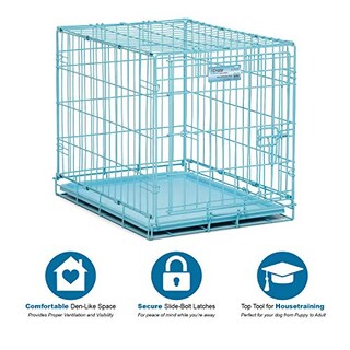 Foto 2 | Crate Midwest Icrate 24.77 Azul Plegable De Metal Con Bandeja Divisoria - Venta Internacional.