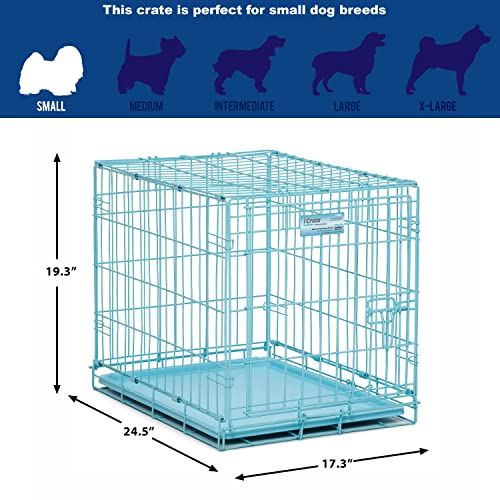 Foto 6 pulgar | Crate Midwest Icrate 24.77 Azul Plegable De Metal Con Bandeja Divisoria - Venta Internacional.