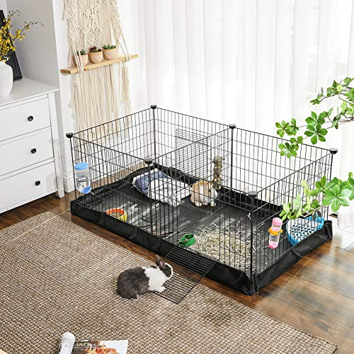 Foto 3 pulgar | Pet Playpen Songmics Ulpi07h Con Panel Divisor Para 2 Mascotas - Venta Internacional.