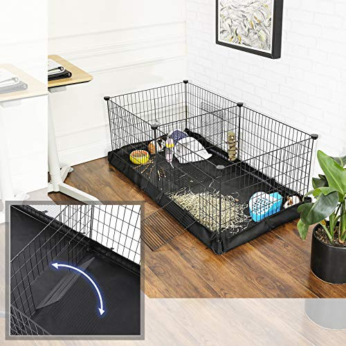 Foto 4 pulgar | Pet Playpen Songmics Ulpi07h Con Panel Divisor Para 2 Mascotas - Venta Internacional.