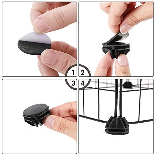 Foto 6 pulgar | Pet Playpen Songmics Ulpi07h Con Panel Divisor Para 2 Mascotas - Venta Internacional.