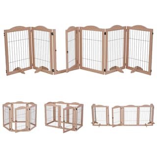 Foto 2 | Valla De Madera Independiente Dog Gate Arf Pets De 6 Paneles Y 360° - Venta Internacional.