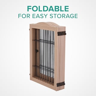 Foto 7 | Valla De Madera Independiente Dog Gate Arf Pets De 6 Paneles Y 360° - Venta Internacional.