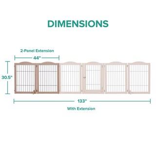 Foto 2 | Valla De Alambre De Madera Independiente De 360° Para Perros Arf Pets, 40 X 80 Cm - Venta Internacional.