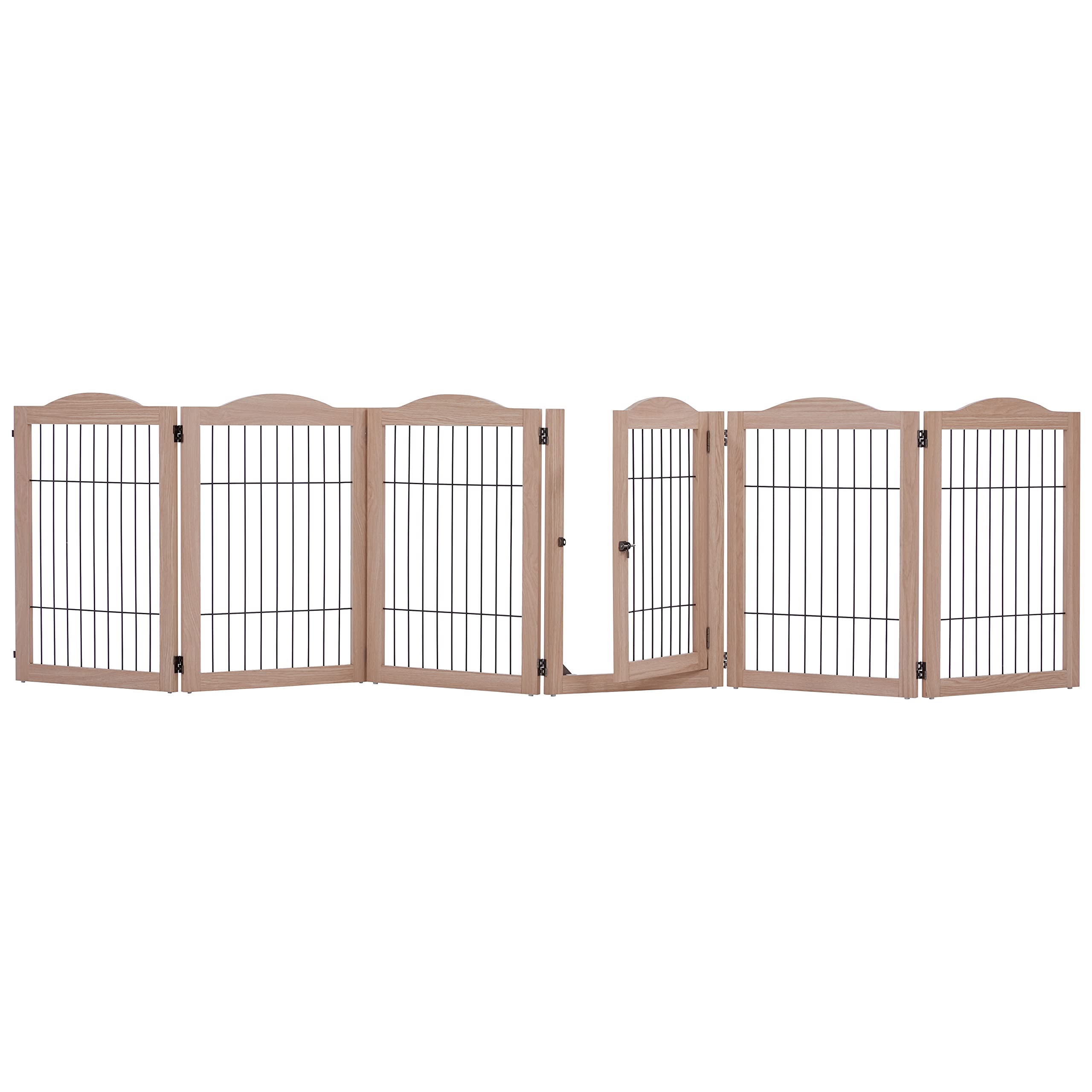 Foto 4 pulgar | Valla De Alambre De Madera Independiente De 360° Para Perros Arf Pets, 40 X 80 Cm - Venta Internacional.