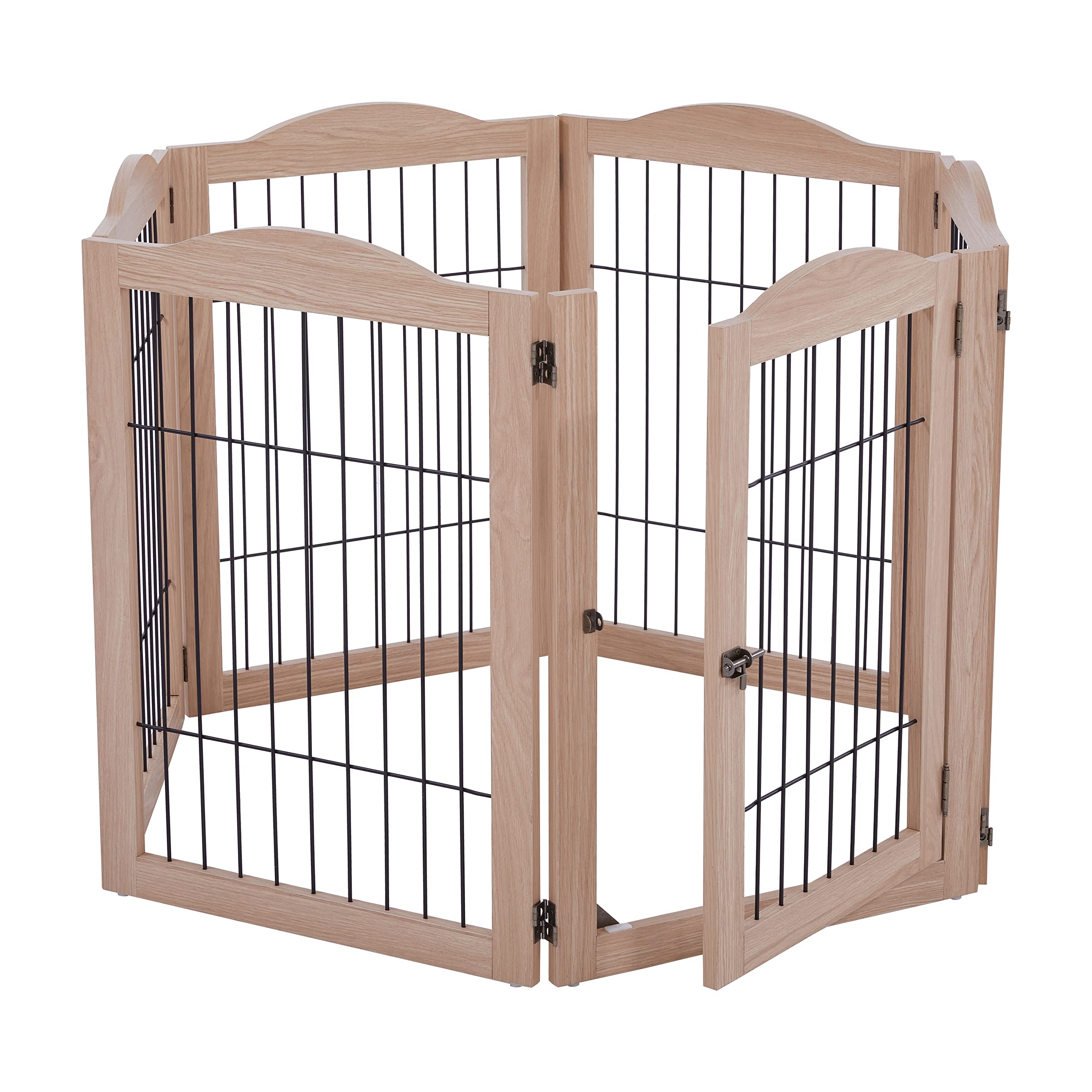 Foto 5 pulgar | Valla De Alambre De Madera Independiente De 360° Para Perros Arf Pets, 40 X 80 Cm - Venta Internacional.