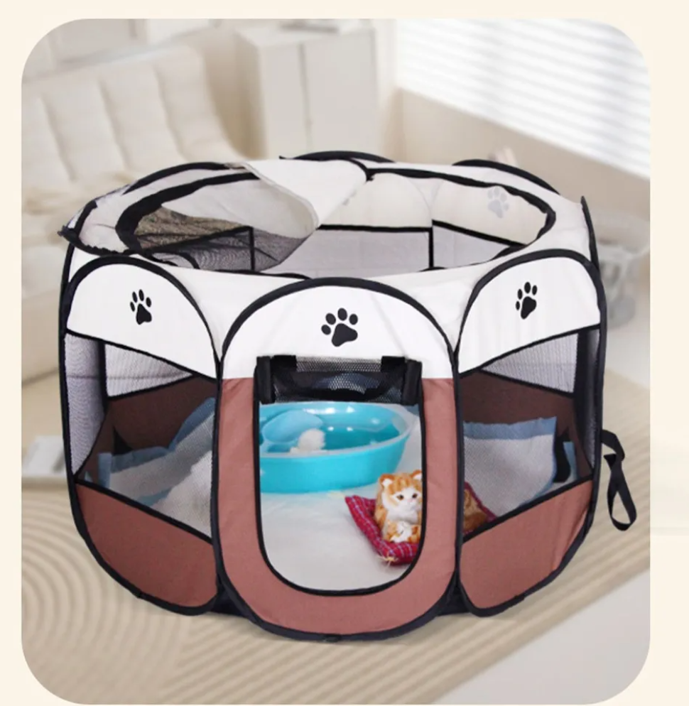 Foto 5 pulgar | Corral Jaulas Para Perros Plegable Mascota Casa