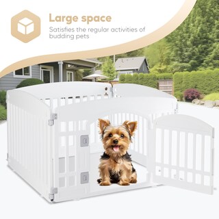 Foto 3 | Parque Infantil Para Perros Simple Deluxe De Plástico De 4 Paneles Con Puerta, 35 X 35 X 60 Cm - Venta Internacional.