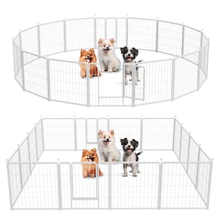 Foto 1 | Parque Infantil Para Perros Simple Deluxe, 24 Cm De Altura, 16 Paneles, Antioxidante - Venta Internacional.