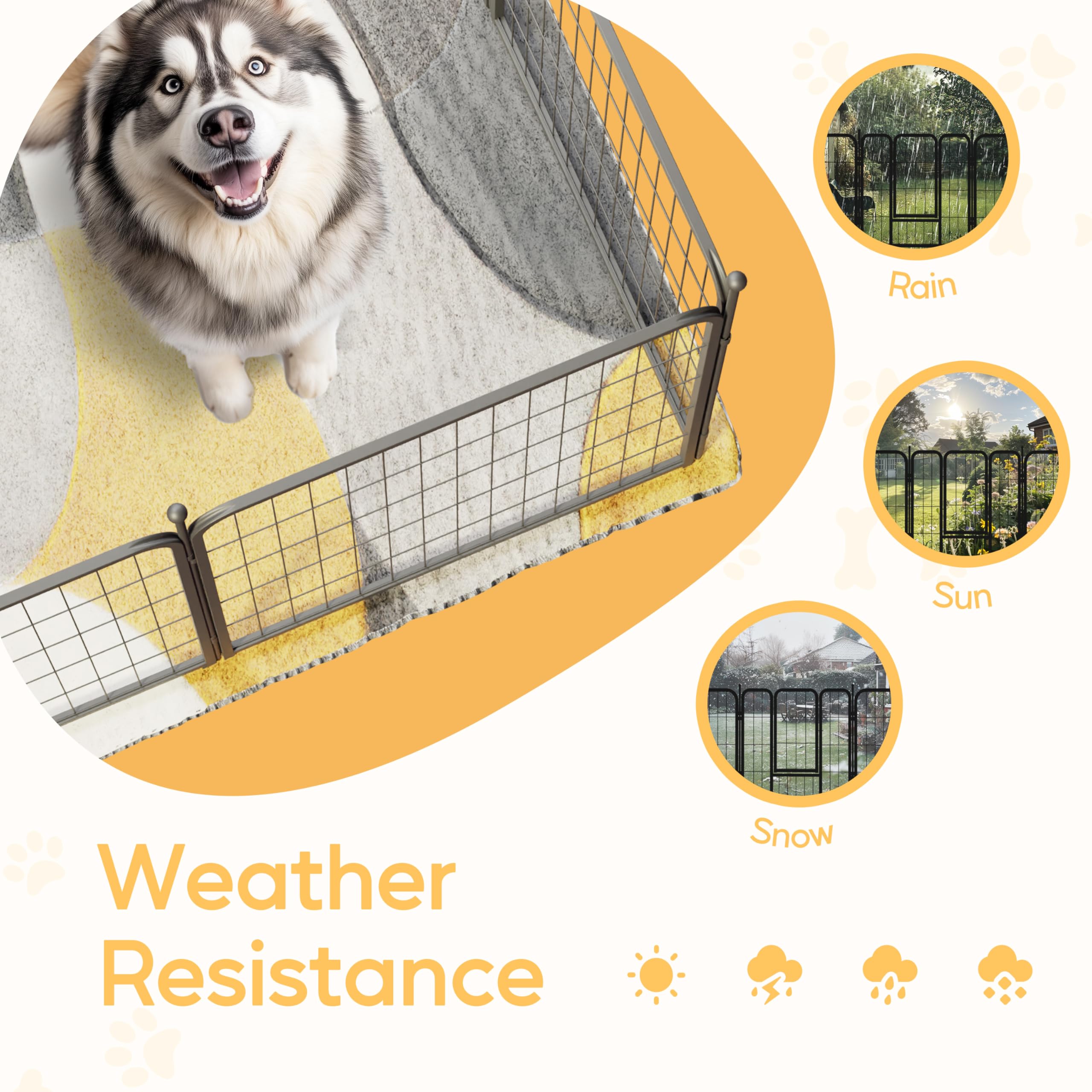 Foto 4 | Parque Infantil Para Perros Simple Deluxe, 8 Paneles, 24 Cm De Altura, Negro - Venta Internacional.