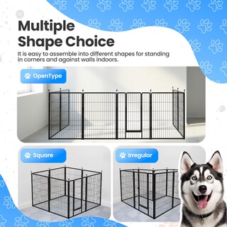 Foto 2 | Valla Para Perros Dog Playpen Simple Deluxe De 1 M Para Interiores Y Exteriores - Venta Internacional.