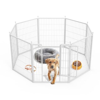 Foto 1 | Parque Infantil Para Perros Simple Deluxe, 32 Cm De Altura, 8 Paneles, Antioxidante - Venta Internacional.