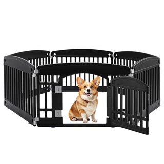 Foto 1 | Parque Infantil Para Perros Simple Deluxe, 24 Ejercicios, 6 Paneles Con Puerta, Negro - Venta Internacional.