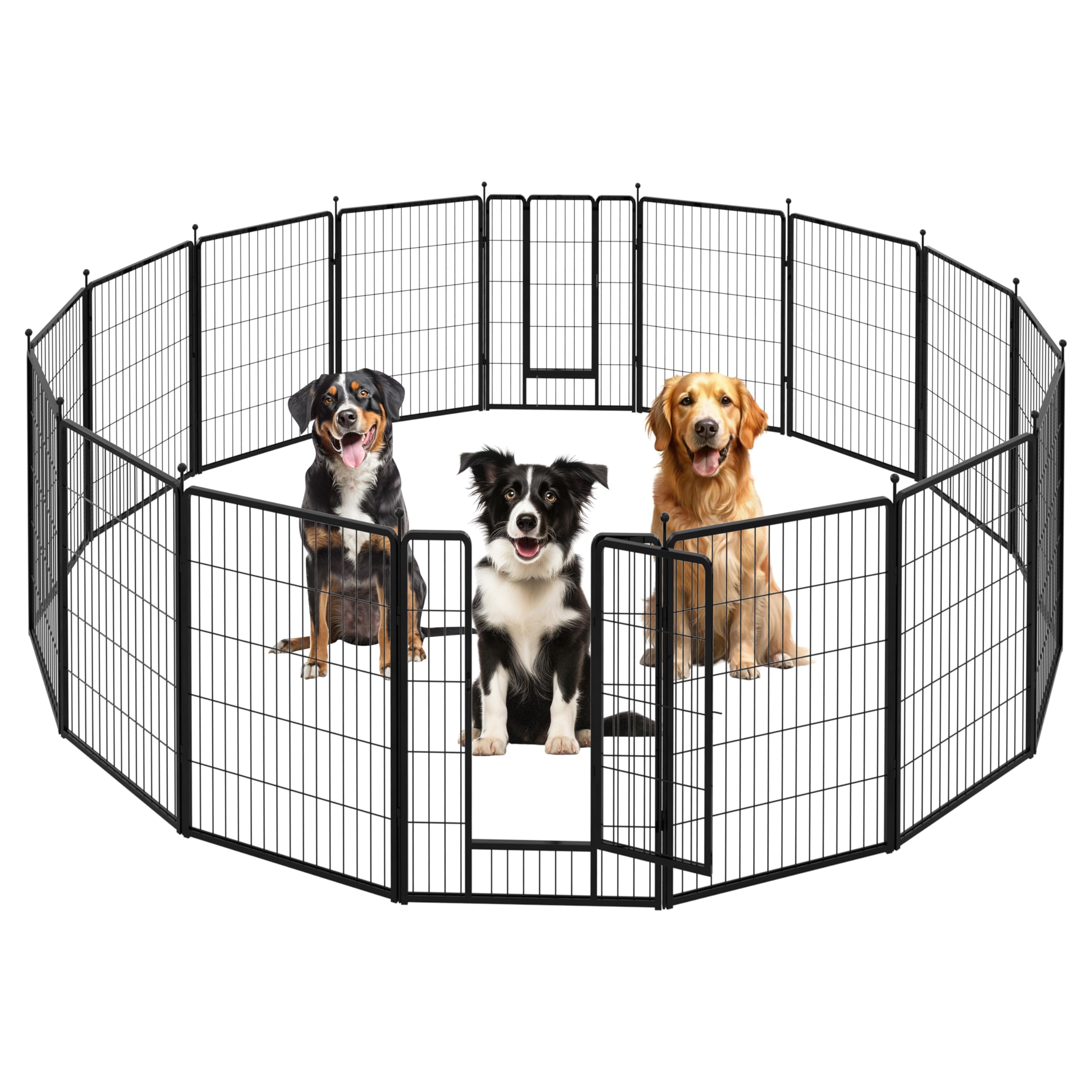 Foto 1 | Parque Infantil Para Perros Simple Deluxe De 40 Pulgadas Y 16 Paneles Para Interiores Y Exteriores - Venta Internaciona