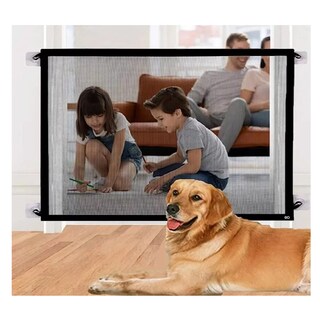 Foto 4 | Puerta Para Perros Mascotas Y Bebes Malla Interior,2 Piezas Eo Safe Imports Esi-20231 Negro