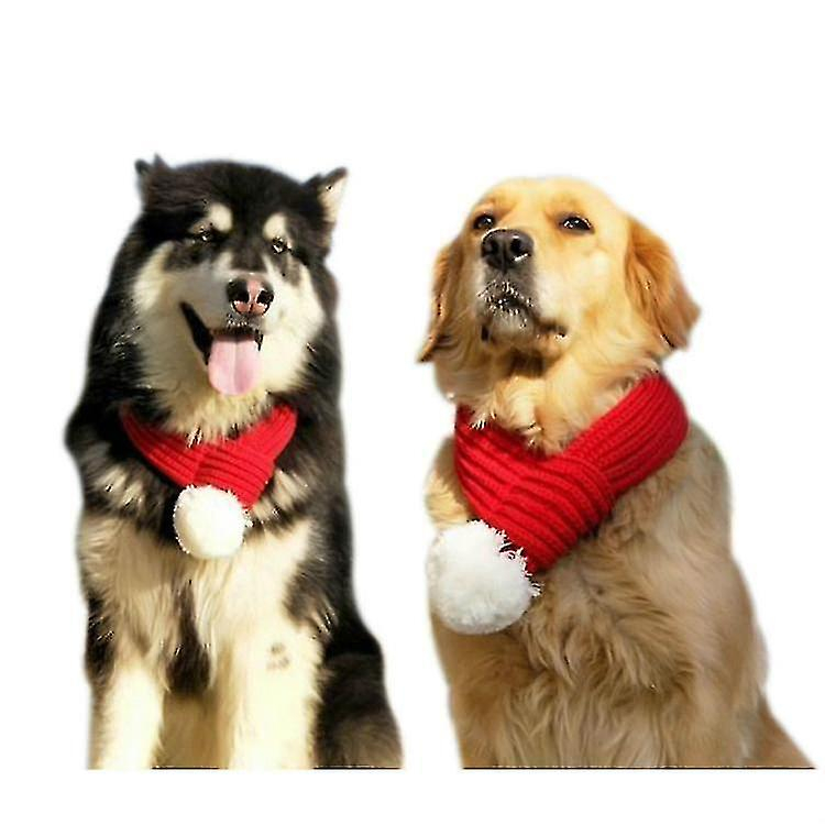 Pañuelo Navideño De Lana Con Forma De Saliva Para Perros Medianos Y Grandes - Venta Internacional.