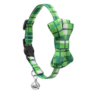 Foto 1 | Collar Para Gatos Huoguo Con Lazo Para El Día De San Patricio Con Campana, 28 Cm - Venta Internacional.