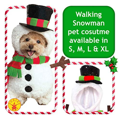 Foto 3 | Disfraz De Muñeco De Nieve Caminante Rubie's Para Mascotas Pequeñas - Venta Internacional.